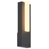 Image de Lucande LED Applique Exterieur Virgalia (Moderne) en Noir Aluminium (1 lampe,à), Murale Luminaire Lampe Jardin Eclairage d’exterieur