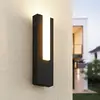 Image de Lucande, applique d'extérieur LED Virgalia, 31 cm, anthracite, IP65