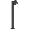 Image de Lindby Luminaire extérieur Ileyna à intensité variable (Moderne) en Noir Métal (1 lampe,à GU10), Borne lumineuse borne luminaire pour socle