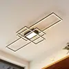 Image de Lindby LED plafonnier Caitlin, anthracite, métal, 105cm
