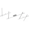 Image de Lindby LED Plafonnier Kerem à intensité variable (Moderne) en Gris Métal e. a. pour Salon & Salle manger (1 lampe,à), Eclairage Lampe Luminaire Plafond Eclerage