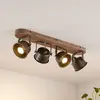 Image de Spot pour plafond Lindby Rubinjo, 62 cm, à 4 lampes, bois, GU10