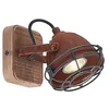 Image de Lindby Spot Farovi à intensité variable (Modern, Industriel) en Marron Bois e. a. pour Salon & Salle manger (1 lampe,à GU10) Lampe encastrable plafonnier applique