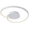 Image de Lucande LED Plafonnier Enesa à intensité variable (Moderne) en Gris Métal e. a. pour Chambre coucher (1 lampe,à), Eclairage Lampe Luminaire Plafond Eclerage