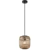 Image de Lindby Suspension Canyana à intensité variable (Traditionnel) en Marron Bois e. a. pour Salon & Salle manger (1 lampe,à E27), bois suspension lampe plafonnier