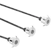 Image de LED Spot encastrable dans le sol Gracelle (Moderne) en Gris Aluminium (à 3 lampes,), Luminaire d’extérieur pour jardin la terrasse balcon & maison