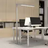 Image de Arcchio Lampadaire de bureau LED Susi, argent, capteur, variateur tactile