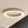 Image de Plafonnier LED Arcchio Sharelyn, Ø 80 cm, blanc, à intensité variable