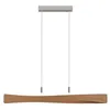 Image de Lindby LED Suspension Beazina à intensité variable (Moderne) en Marron Métal e. a. pour Salon & Salle manger (1 lampe,à), bois suspension lampe plafonnier