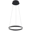 Image de Arcchio LED Suspension Albiona à intensité variable (Moderne) en Noir Métal e. a. pour Cuisine (1 lampe,à), lampe plafonnier suspension