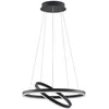 Image de Arcchio LED Suspension Albiona à intensité variable (Moderne) en Noir Métal e. a. pour Cuisine (à 2 lampes,), lampe plafonnier suspension
