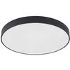 Image de Arcchio LED Plafonnier Vanida à intensité variable (Moderne) en Noir Aluminium e. a. pour Cuisine (1 lampe,à), Eclairage Lampe Luminaire Plafond Eclerage