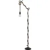 Image de Lucande Lampadaire Ropina (Antique, Classic) en Noir Métal e. a. pour Salon & Salle à manger (1 lampe,à E27) Sur Pied Lampe a de Sol