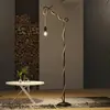 Image de Lampe sur pied Lucande Ropina, hauteur 180 cm, noir, corde de chanvre