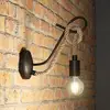 Image de Lucande, applique murale Ropina, noire, corde de chanvre, hauteur 25 cm