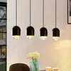 Image de Lucande Amielle suspension, à 4 lampes, noire