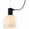 Image de Lucande Suspension Serina à intensité variable (Moderne) en Blanc Verre e. a. pour Salon & Salle manger (à 3 lampes, E27) Luminaire Lampe Plafond Plafonnier