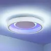 Image de Lindby Plafonnier LED Wikani, blanc, RVB, CCT, intensité variable