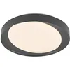 Image de Lindby LED Plafonnier Alyano à intensité variable (Moderne) en Gris e. a. pour Salon & Salle manger (1 lampe,à), Eclairage Lampe Luminaire Plafond Eclerage