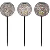 Image de LED Lampe solaire Vilani) en Gris Métal (à 3 lampes,), décorative lampe