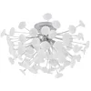 Image de Lindby Plafonnier Yurina à intensité variable (Moderne) en Blanc e. a. pour Salon & Salle manger (à 4 lampes, E14) Luminaire Lampe Plafond Eclerage Eclairage