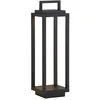 Image de LED Luminaire de terrasse Mirina (Avec variateur d'intensité tactile) à intensité variable (Moderne) en Noir Aluminium (1 lampe,à)