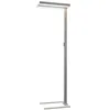 Image de Arcchio LED Lampadaires de bureau Logan Ultra à intensité variable (Moderne) en Gris Aluminium e. a. pour Bureau (1 lampe,à), Lampe lampe travail lampadaire