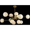 Image de Lustre Maytoni Erich, laiton rosé, verre/métal, à 12 lampes
