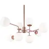 Image de Lustre Maytoni Erich, laiton rosé, verre/métal à 8 lampes