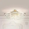 Image de Maytoni plafonnier Ottilia, Ø 65 cm, doré, cristal
