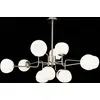 Image de Maytoni Lustre Erich, couleur nickel Verre/métal à 12 lampes