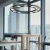 Image de Maytoni Fad suspension LED abat-jour pivotant 80cm