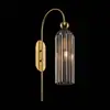 Image de Maytoni Antic applique, abat-jour en verre cognac