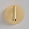 Image de Maytoni applique murale LED Ios 176, doré, rond, aluminium