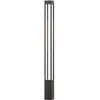 Image de Loft Moderne Borne lumineuse d'extérieur, Poteau Éclairage de Pelouse, Graphite, Métal, Rectangulaire, Module LED avec 3000k, 1100lm, 20 W, IP65