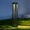 Image de Maytoni Borne lumineuse LED Royal Mile, gris, hauteur 80 cm, aluminium