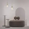 Image de Maytoni suspension LED Cometa, doré, verre, Ø 35 cm