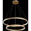 Image de Maytoni Rim suspension LED, 840, 2 anneaux, laiton