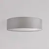 Image de Maytoni plafonnier Bergamo, gris/blanc, lin, Ø 52 cm