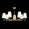 Image de Maytoni Zaragoza lustre à 7 lampes abat-jour tissu