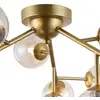 Image de Maytoni Plafonnier sphère verre Dallas - 12 lampes, doré