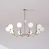 Image de Maytoni Suspension Rendez-vous couleur laiton Ø 116 cm 10 lampes