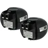 Image de Lot 2 Batteries Ni-MH vhbw 2100mAh (4.8V) pour Outils Metabo Powergrip 2, Powergrip II, Powergrip2. Remplace: Metabo 6.27270, 6.27271, 6.27273 6.31858