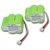 Image de vhbw 2X Batterie Compatible avec COD 35601130, RB001 Robot électroménager (3300mAh, 6V, NiMH)