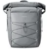 Image de Kapten & Son Yoho Sac à dos enroulable, de 24 à 30 l, pour homme et femme, avec compartiment pour ordinateur portable de 14 " et ouverture latérale, idéal pour les voyages, l'université, le travail