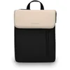 Image de Kapten & Son Vallen Cream Black sac a dos 6 L | Sac à dos beige et noir pour homme et femme | fonctionnel et minimaliste | idéal pour le travail, l'université, l'école