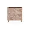 Image de Commode 3 tiroirs LOMOCO LUSK coloris bois clair