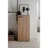 Image de Meuble à chaussures SATOS - Décor Chêne Artisan - L50xP34xH110 - Capacité 12 Paires