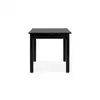 Image de Table carrée 80 cm avec allonge NOHMA coloris noir