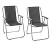 Image de ESTEXO Lot de 2 chaises de camping pliantes - Chaise de pêche - Chaise de plage - Pliable - Pour l'extérieur